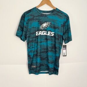 Kids NFL Team Apparel Eagles Dri Fit Tee Size Large (14/16)